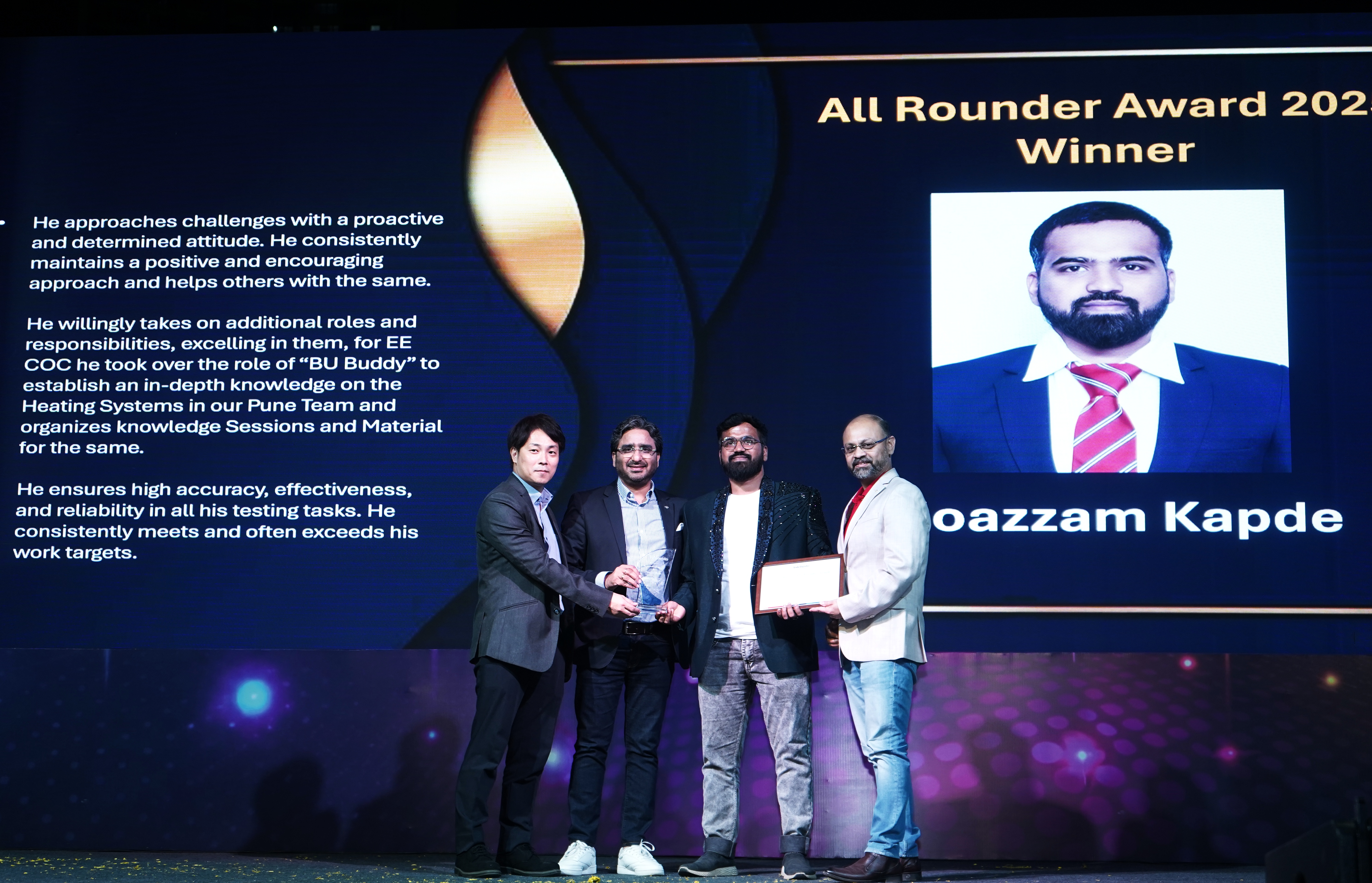 InnoVigyan team at a local educational award event