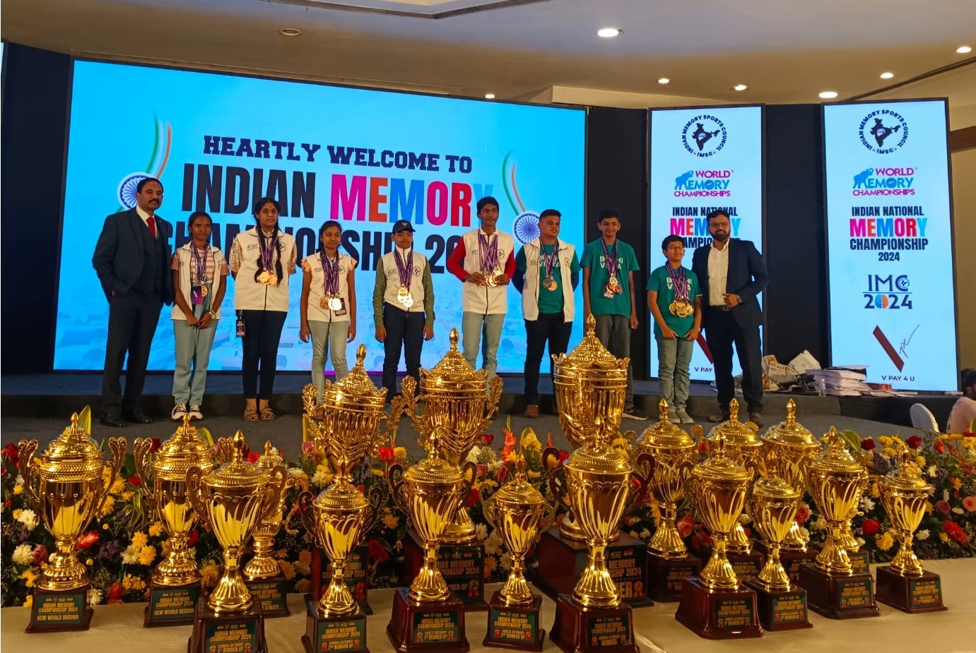 InnoVigyan participant at Indian Memory Championship event in action