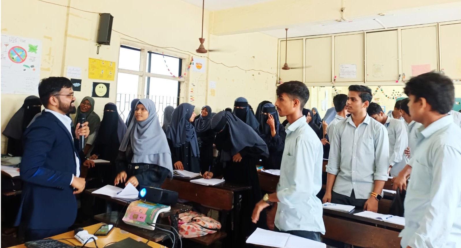 Interactive session at InnoVigyan career counseling workshop