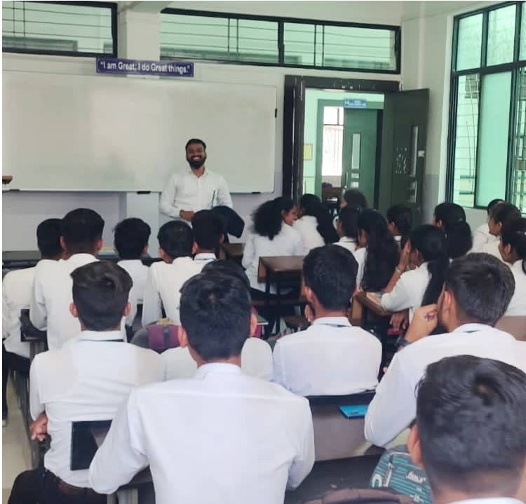 Interactive session at InnoVigyan career counseling workshop