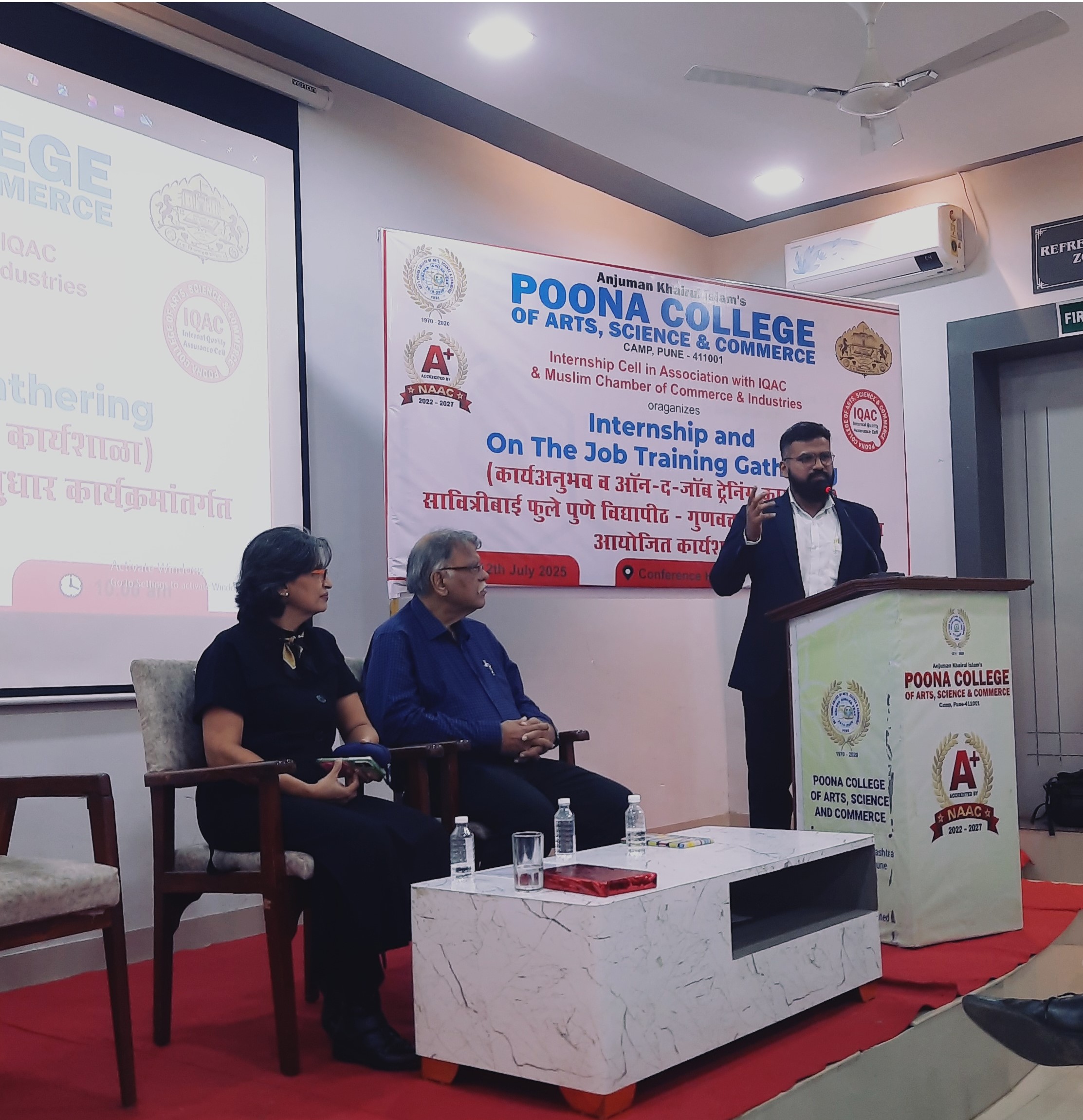 Interactive session at InnoVigyan career counseling workshop